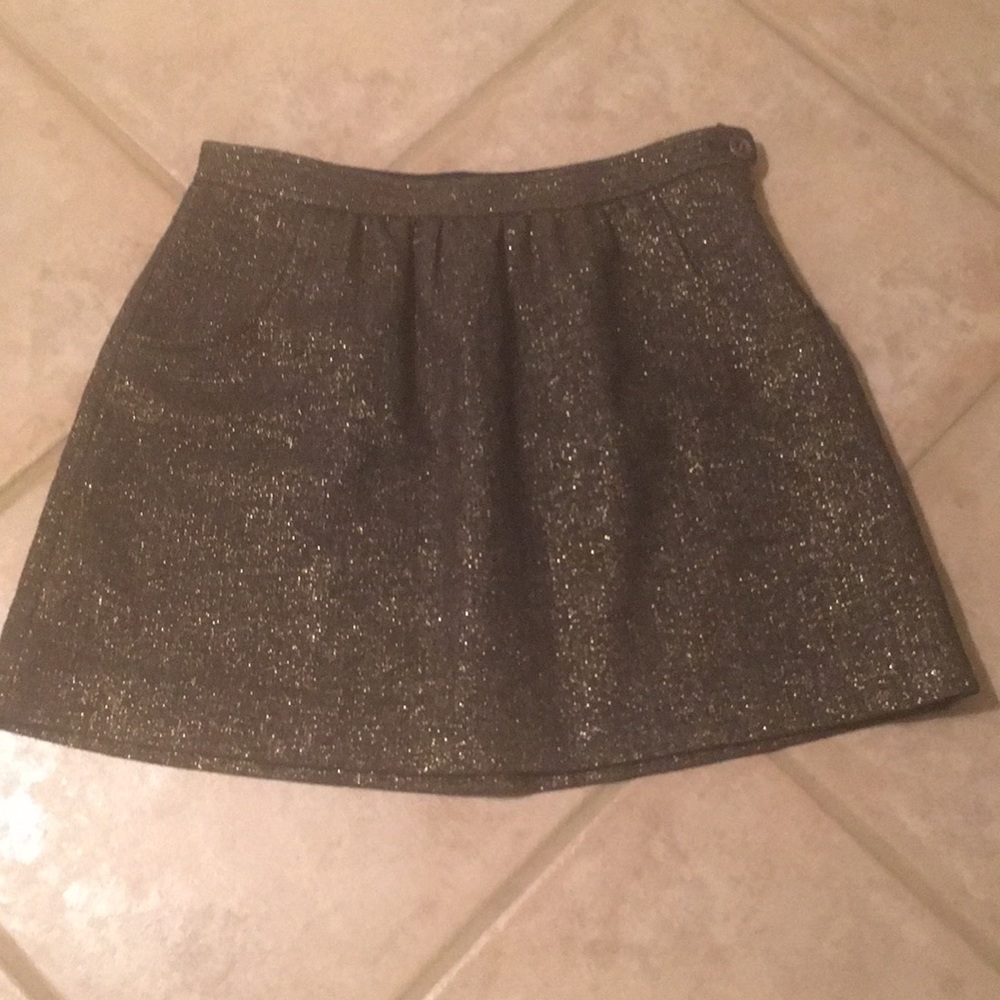 J. Crew Sparkle A-Line Skirt